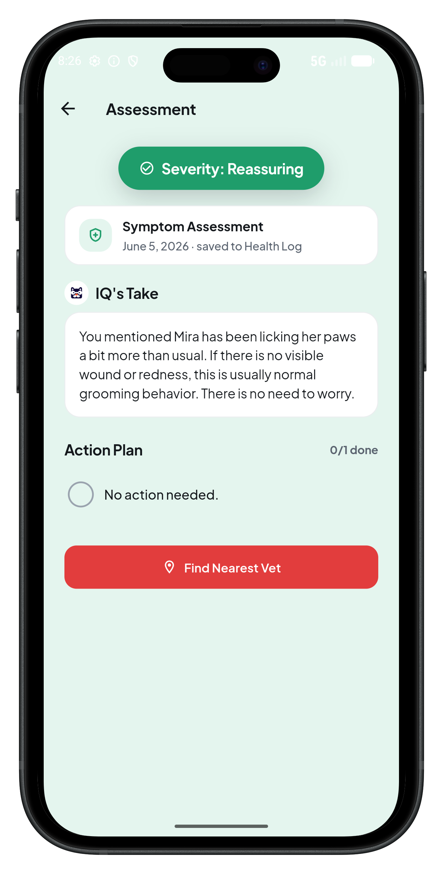 Symptom Assessment
