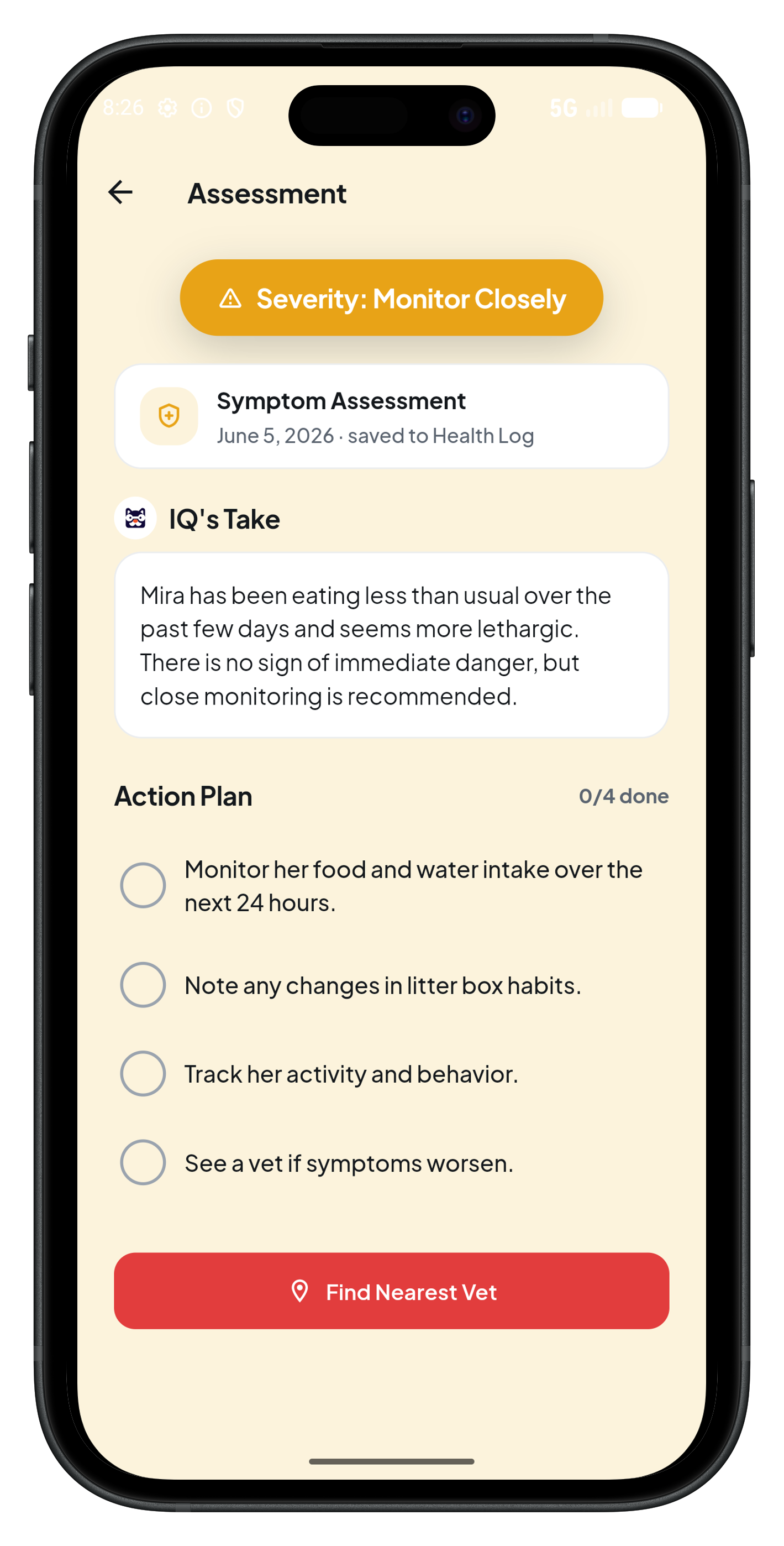 Symptom Assessment