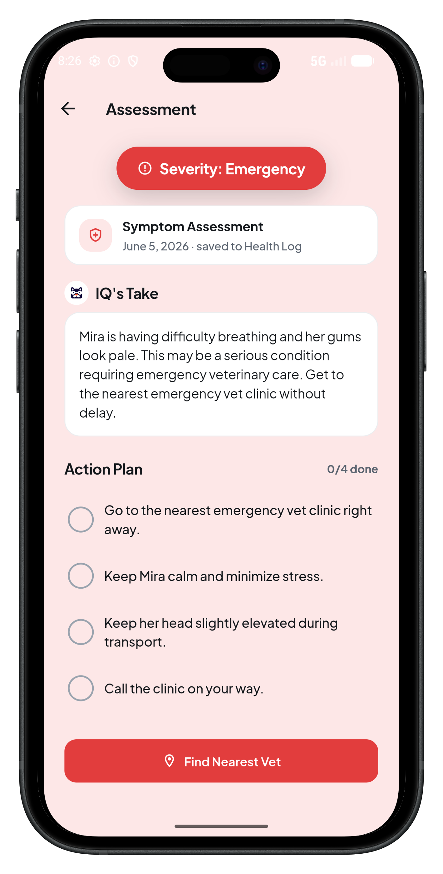 Symptom Assessment