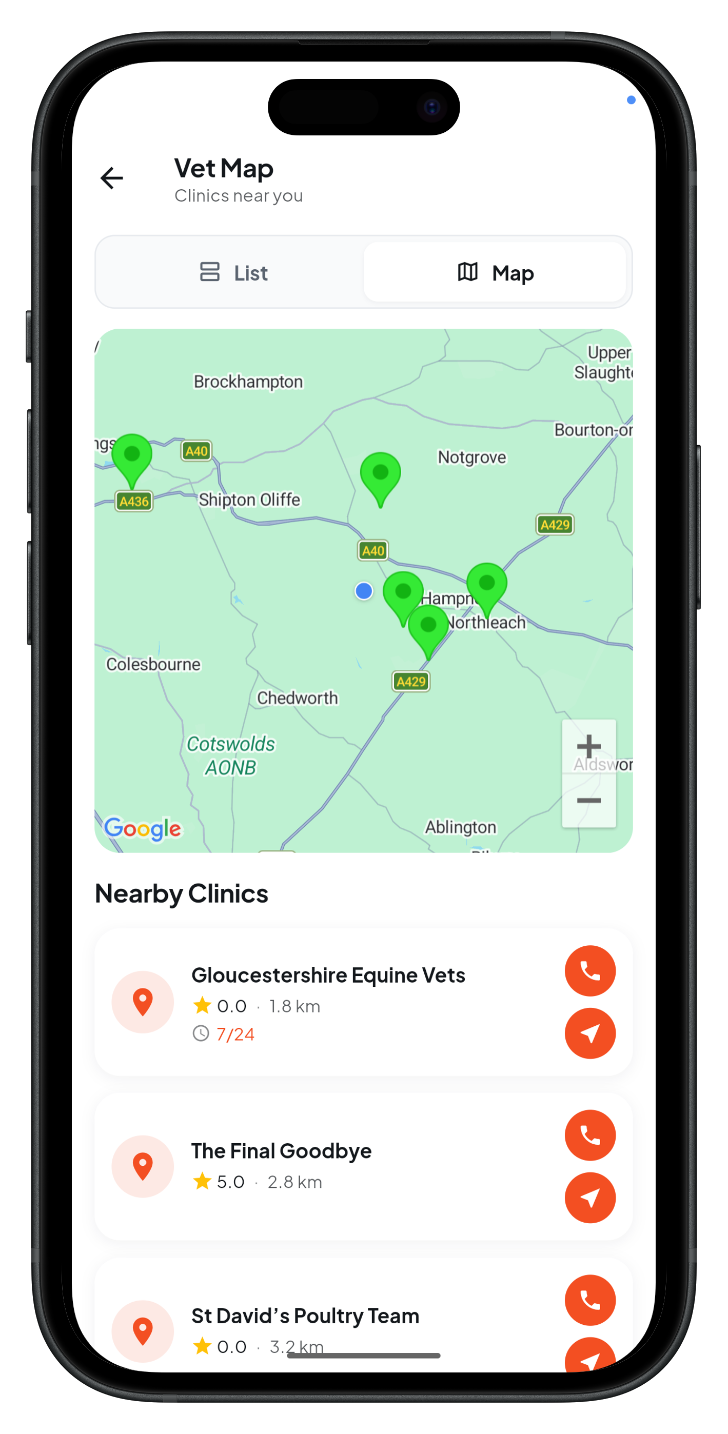Vet Map
