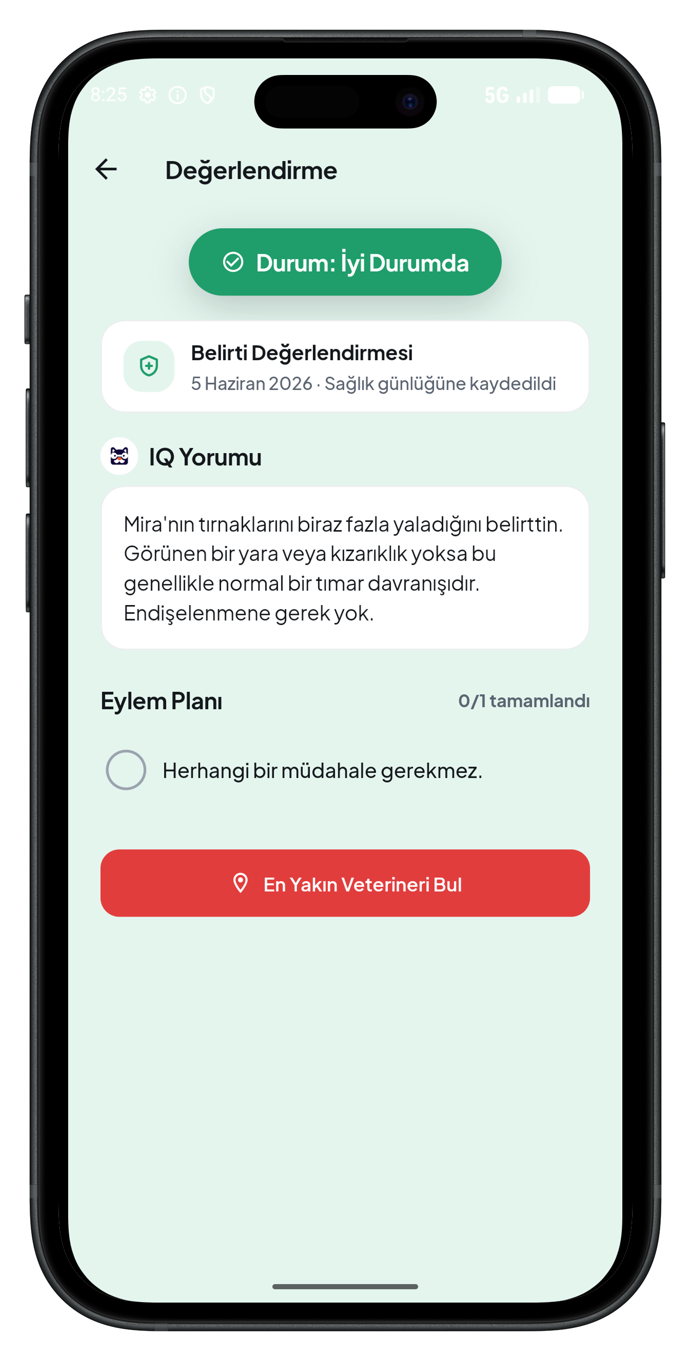 Belirti Değerlendirme