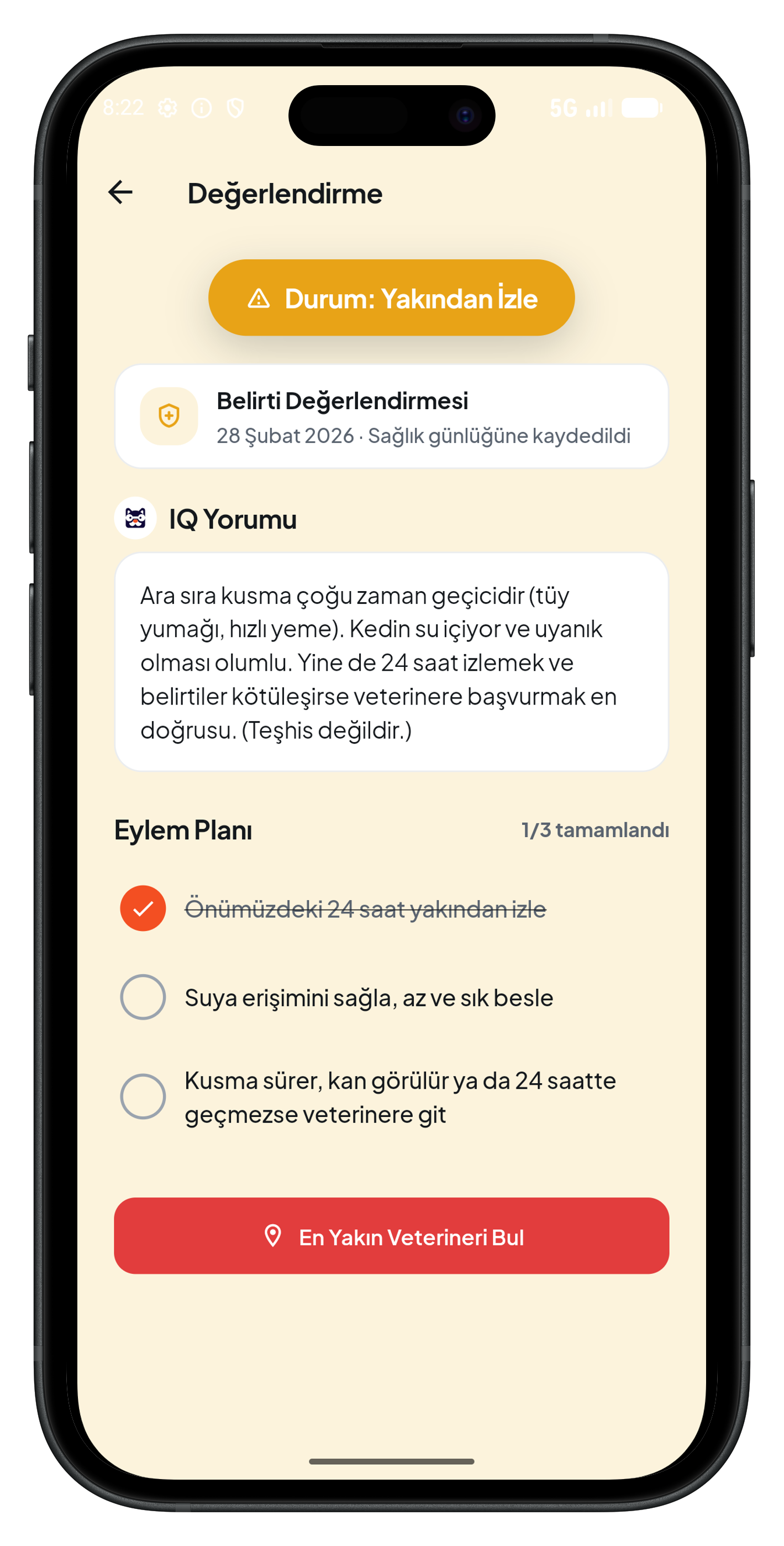 Belirti Değerlendirme